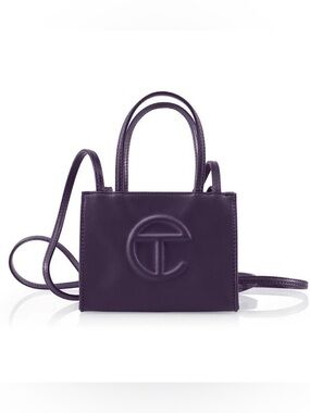 Telfar Small Shopper Bag Eggplant